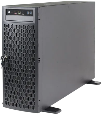 Серверный корпус Foxline FL-T4UHS835ERK, 4U, 8×3.5" hotswap, 2000W CRPS