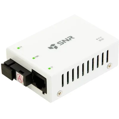 Медиаконвертер SNR SNR-CVT-100A-V2 (Rev.M), 10/100Base-TX/100Base-FX, 1310/1550нм, 20км