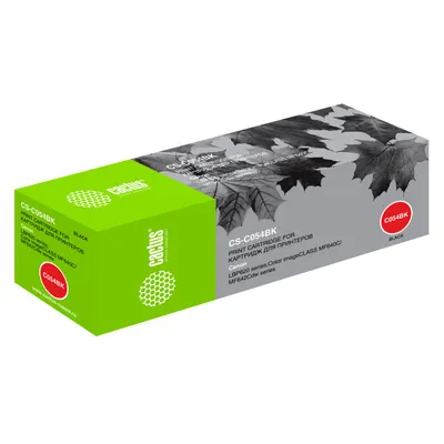 Картридж Cactus CS-C054BK (054 BK), черный, 1500 страниц, для Canon LBP/MF