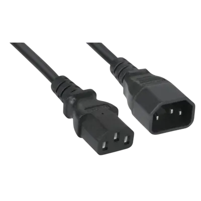 Кабель питания Foxline FL-PWRC-C13-C14, C13-C14, 1.5м