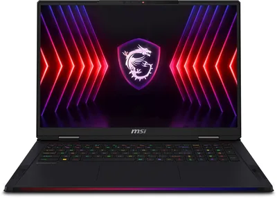 Ноутбук MSI Raider A18 HX A9WJG-216RU, Ryzen 9 9955HX3D, 18" UHD+ 120 Гц, RTX 5090