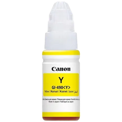 Чернила Canon 0666C001, GI-490 Yellow, 70мл