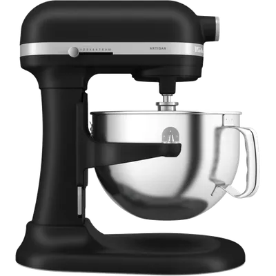 Миксер KitchenAid 5KSM60SPXEBM, стационарный, 5.6 л, 375 Вт, черный матовый