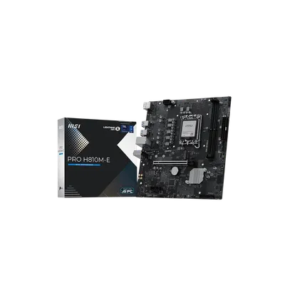 Материнская плата MSI PRO H810M-E, LGA 1851, Intel H810, 2×DDR5, mATX
