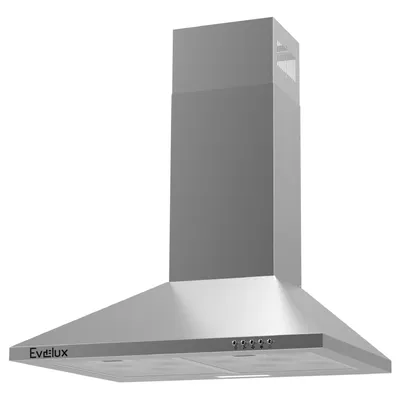 Вытяжка купольная Evelux Favorite 60 X, 60см, 750м³/ч, 3 скорости, нерж. сталь