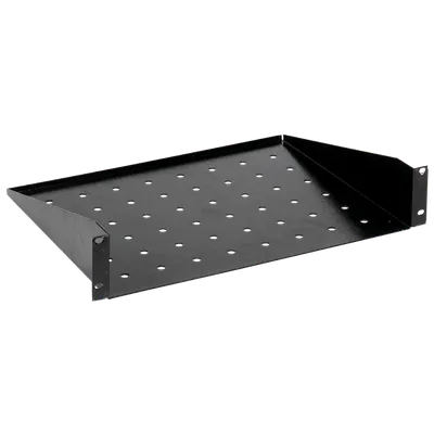 Полка консольная ITK RS105-350P-R 19", 1U, глубина 350 мм, черная