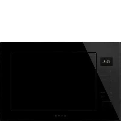 Микроволновая печь SMEG FMI225BI, встраиваемая, 25 л, гриль