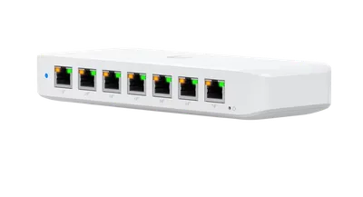Коммутатор UBIQUITI USW-Ultra-210W, L2 PoE, 8×1G RJ45, 202 Вт