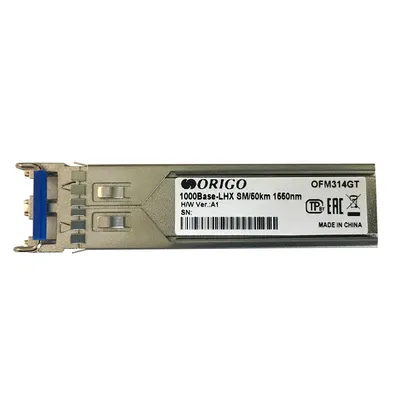SFP-трансивер ORIGO OFM314GT/A1A, 1000Base-LHX, LC, 1550 нм, до 50 км