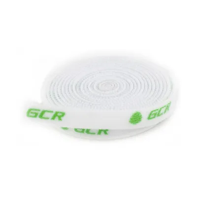 Лента-липучка для стяжки GCR PRO GCR-51680, 5 м × 10 мм, белая
