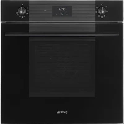 Духовой шкаф SMEG SF6100VB3RU, 70 л, 3000 Вт, 60 см, Linea, чёрное стекло