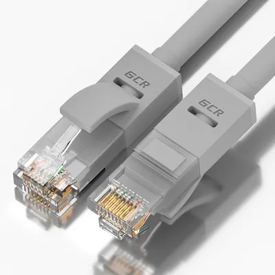 Патч-корд GCR GCR-LNC03-0.2m, UTP cat.5e, 0.2м, серый