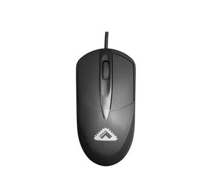 Мышь БЕШТАУ М100РУ, проводная, оптическая, 1200 DPI, USB, чёрная