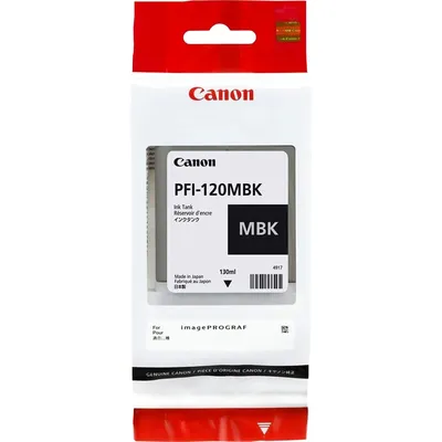 Картридж Canon PFI-120MBK (2884C001), матовый черный, 130 мл