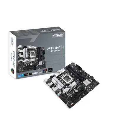 Материнская плата ASUS PRIME B760M-A-CSM, LGA1700, B760, 4×DDR5, mATX