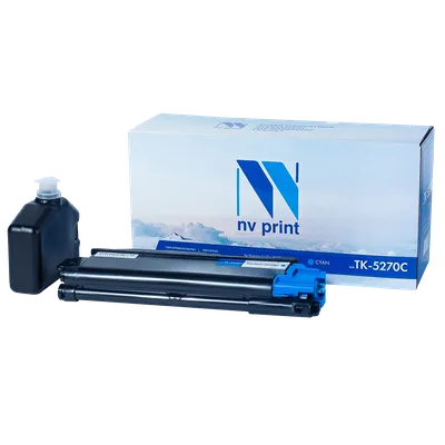 Картридж NV Print NV-TK5270C, синий, 6000 страниц, для Kyocera EcoSys