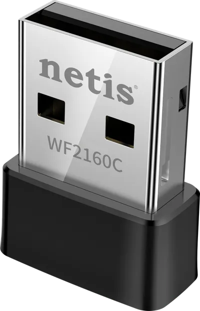 Сетевой адаптер Netis WF2160C, Wi-Fi AC650, 2,4/5 ГГц, USB 2.0