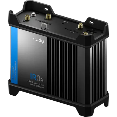 Маршрутизатор Cudy IR04, 4G LTE, N300, 4xLAN, PoE, DIN