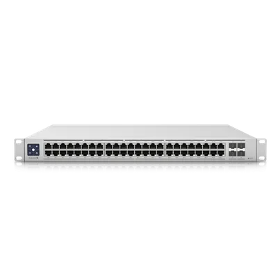 Коммутатор Ubiquiti USW-Enterprise-48-PoE, 48×2,5GbE PoE+, 4×SFP+ 10G, 720 Вт