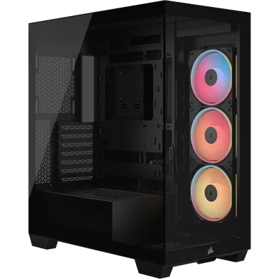 Корпус Corsair 3500X LX-R RGB iCUE LINK CC-9011324-WW, Midi-Tower, E-ATX, 3×120 мм ARGB