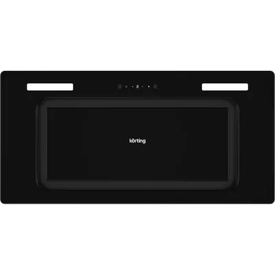 Вытяжка встраиваемая Korting KHI 60094 GN, 60 см, 850 м³/ч, 3 скорости, чёрное стекло