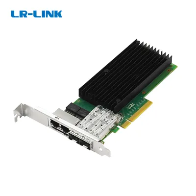Сетевая карта LR-Link LRES4005TF-2S2T, 4×10G, SFP+/Copper, PCIe x8