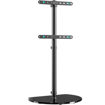 Стойка ONKRON TS5060 BLACK для ТВ 30–60", VESA 100×100–400×400, до 41 кг, столб 1250 мм