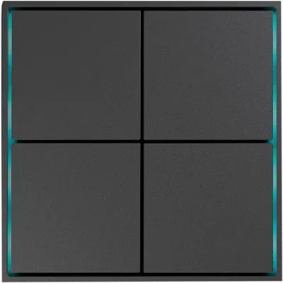 Модуль кнопочный Donel DPF5369MB, KNX, 4/8 группы, метеорит