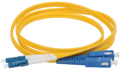 Патч-корд ITK FPC09-LCU-SCU-C2L-3M, SM OS2, LC-SC, Duplex, 3м