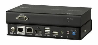 Удлинитель KVM Aten CE820-ATA-G, HDMI+USB+AUDIO+RS232, 100м, Cat5e/HDBaseT