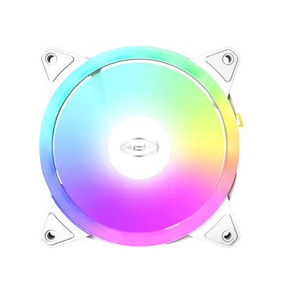 Вентилятор PCCooler F3 T120 ARGB WH, 120мм, PWM, ARGB, 1800RPM