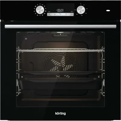 Духовой шкаф Korting OKB 8481 ESN PYRO, встраиваемый, 77 л, 300 °C, пиролиз, чёрный