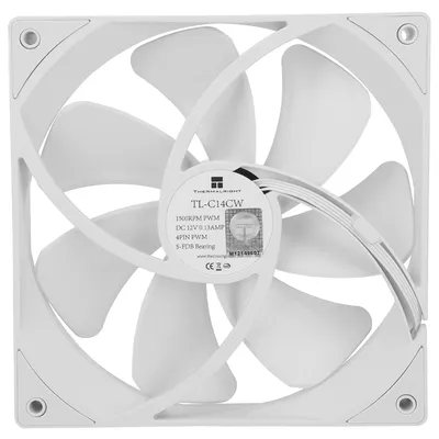 Корпусный вентилятор Thermalright TL-C14CW, 140×140×25 мм, 4-pin PWM, 1500 об/мин