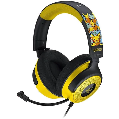 Гарнитура Razer Kraken V4 X (RZ04-05180300-R3M1), Pokemon Kanto Starters Ed., 40 мм, 32 Ом