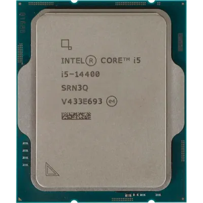 Центральный Процессор Intel Core i5-14400 OEM (Raptor Lake, Intel 7, C10(4EC/6PC)/T16, Base 1,80GHz(EC), Performance Base 2,50GHz(PC), Turbo 3,50GHz(EC), Turbo 4,70GHz(PC), Max Turbo 4,70GHz, UHD 730, L2 9.5Mb, Cache 20Mb, Base TDP 65W, Turbo TDP 148W, S1