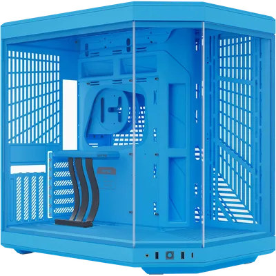 Корпус HYTE Y70 CS-HYTE-Y70-BM, Midi-Tower, E-ATX/ATX, TG, без БП, Blueberry Milk