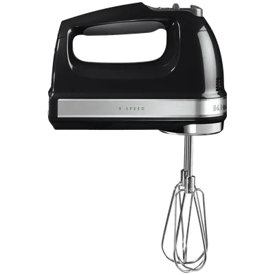 Миксер ручной KitchenAid 5KHM9212EOB, 9 скоростей, черный