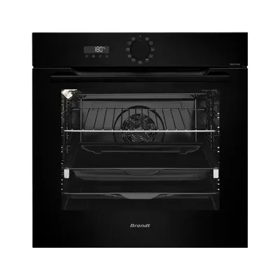 Духовой шкаф Brandt BOP7537BB, электрический, 73л, пиролиз, чёрный