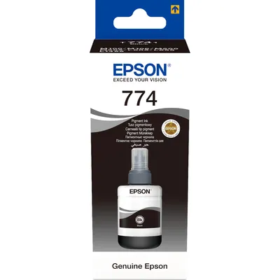 Контейнер с чернилами Epson T7741 (C13T77414A), черный, 140 мл, 6000 страниц