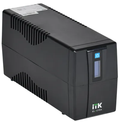 ИБП ITK ELECTRA ET EET-0600VA-1-001, 600 ВА/360 Вт, 2×C13, LCD, USB