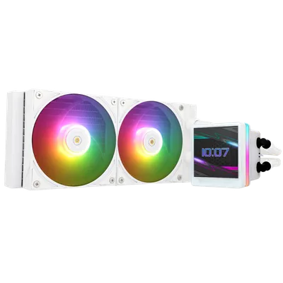 СВО Thermalright G-VISION-WH-240-ARGB, 240 мм, 2×120 мм ARGB, TDP 280 Вт