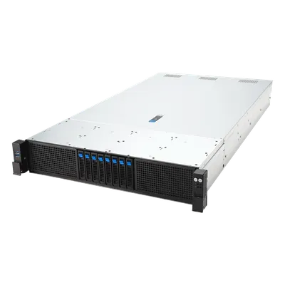 Серверная платформа/ ASUS RS720-E12-RS8G, 2U, 2x LGA 4710, 32x DDR5 6400, 8 x 2.5" hsb 8x SATA/SAS*/NVMe, 8x PCIe slots* + 2x OCP3.0*, 2x m.2 2280/2260, no LAN, 1+1 3200W