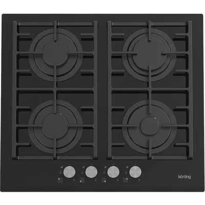 Варочная панель Korting HGG 6805 CN, газовая, 60 см, 4 конфорки