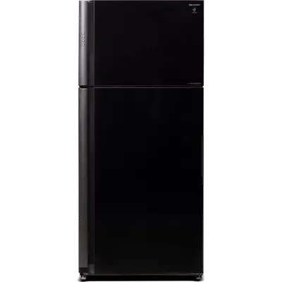 Холодильник Sharp SJXP59PGBK, NoFrost, 578 л, чёрное стекло
