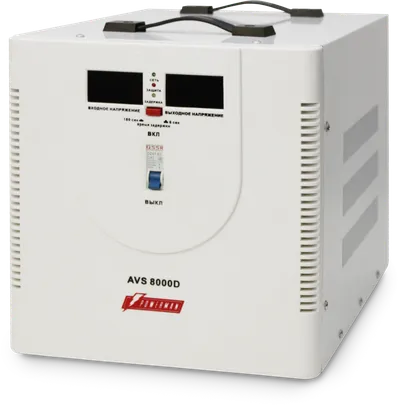 Стабилизатор напряжения POWERMAN AVS 8000D, 8000 ВА, 140–260 В, IP-20