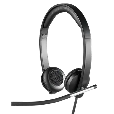Гарнитура Logitech H650E Stereo, USB, микрофон на штанге, шумоподавление