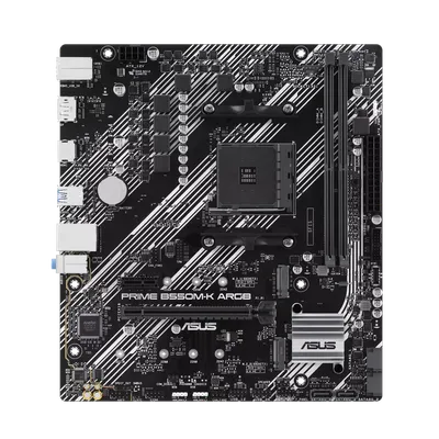 Материнская плата ASUS PRIME B550M-K ARGB, Socket AM4, B550, 2×DDR4, mATX