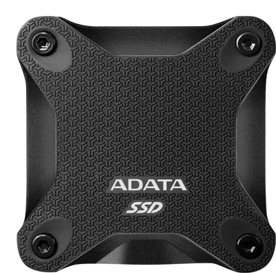 Твердотельный накопитель/ ADATA External SSD SD620, 512GB, Type-C, USB 3.2 Gen2, R/W 520/460 MB/s, 80x80x15mm, Black (5 лет)