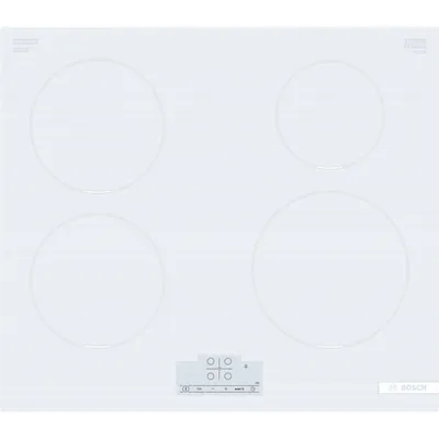 Варочная панель Bosch PUE612BB1J, индукционная, 4 зоны, 60 см, белая