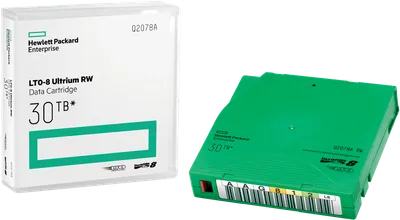 Картридж HPE Ultrium LTO8 30TB, 20 шт, Q2078AN